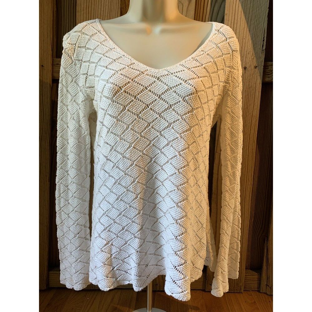 BOSTON PROPER Cream Ivory Sweater